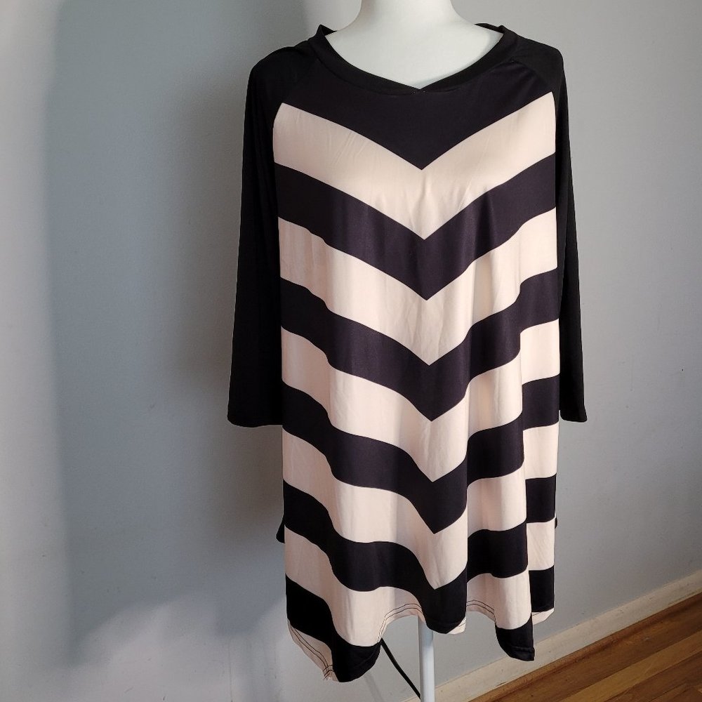 Stripe MIHOLL  Blouse Women Size-XXL